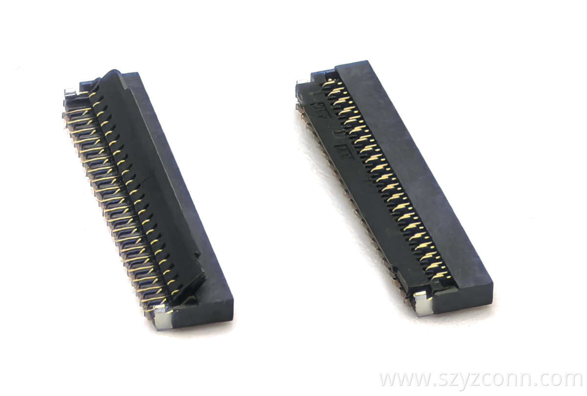 0.3mm pitch fpc connector gold-plated 0.3mm pitch fpc connector gold-plated